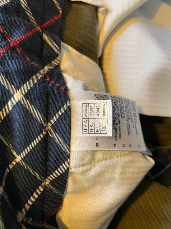 Brooks Brothers Men's Olive Green Corduroy Straight Leg Pants - Picture 6 of 7